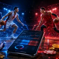 High-stakes basketball showdown with tech edge