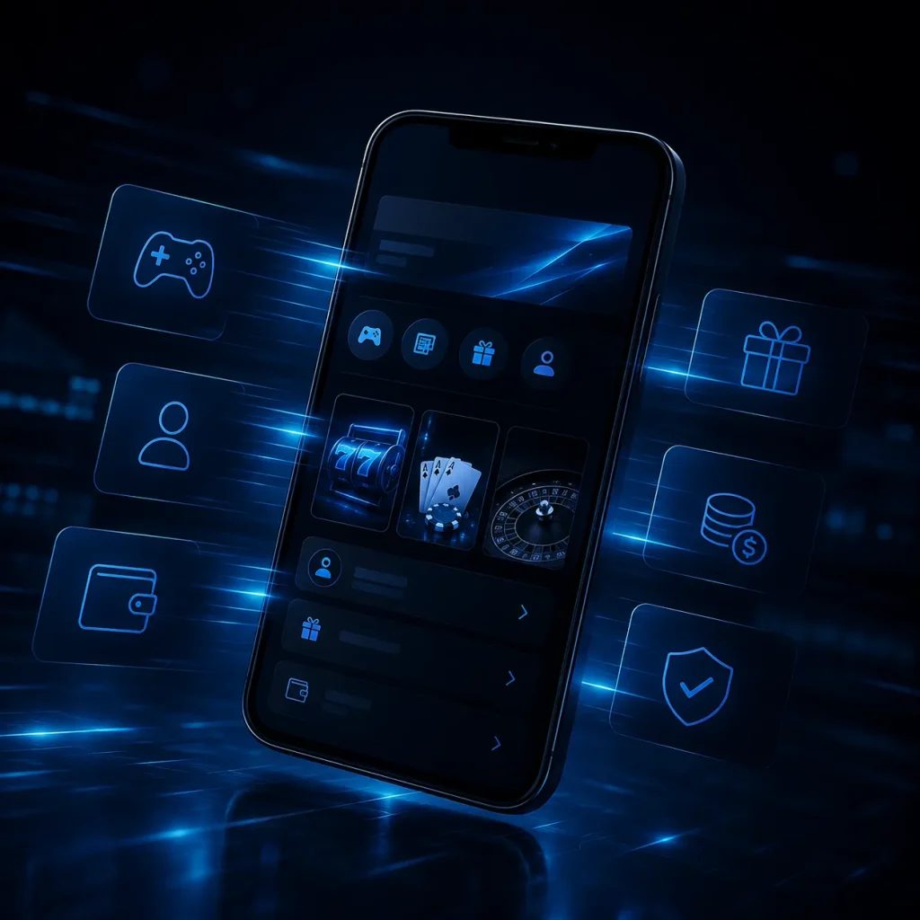 Futuristic-mobile-interface-with-neon-accents