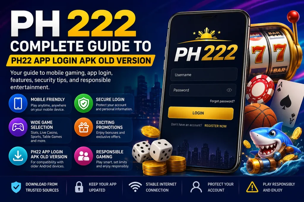PH222 mobile gaming app guide