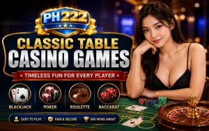 classic table casino games